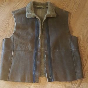 Andrew Marc Lamb Sherling Vest XL